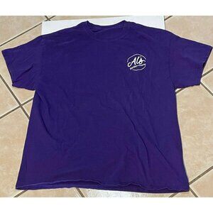 Al's Garden & Home shirt mens XL short sleeve purple